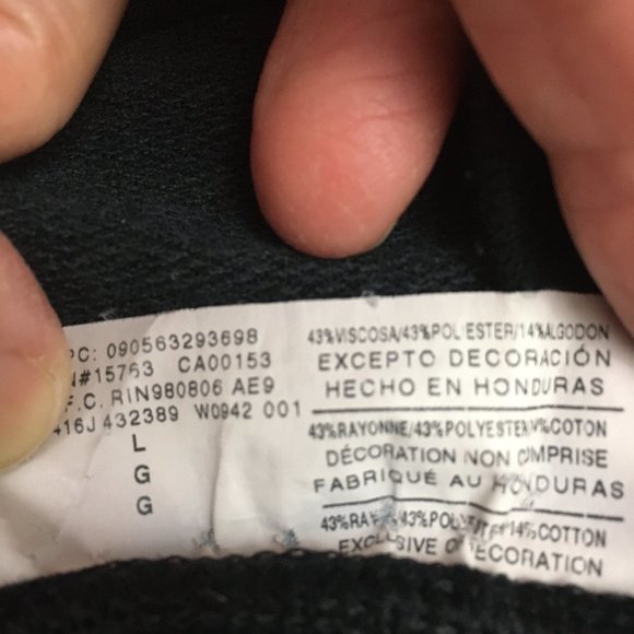 Champion Funnel Neck Pullover Kangaroo Pocket Black - Picture 6 of 8